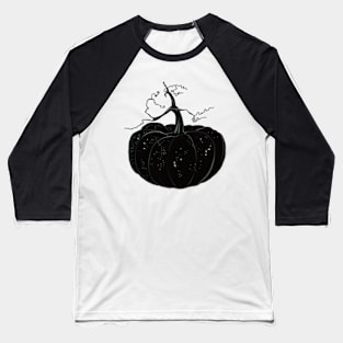 Dark Halloween Pumpkin Baseball T-Shirt